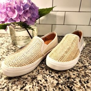Steve Madden Woven/Leathers Slip-Ons